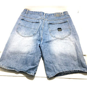 Vtg Y2K Marithe Francois Girbaud Men 40 Blue Denim Urban Street Jorts Shorts